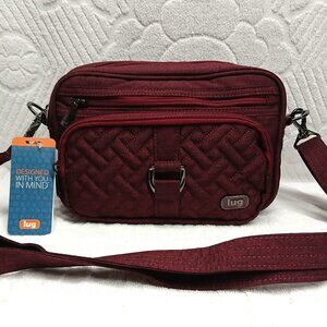 Lug Carousel Bag in Heather Cranberry -- NWT